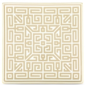 Ginori Labirinto Cachemire Square Vide Poche - 8.25"